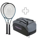 Lot De Raquettes HEAD 2x Gravity Pro 2025 plus Schlägertasche