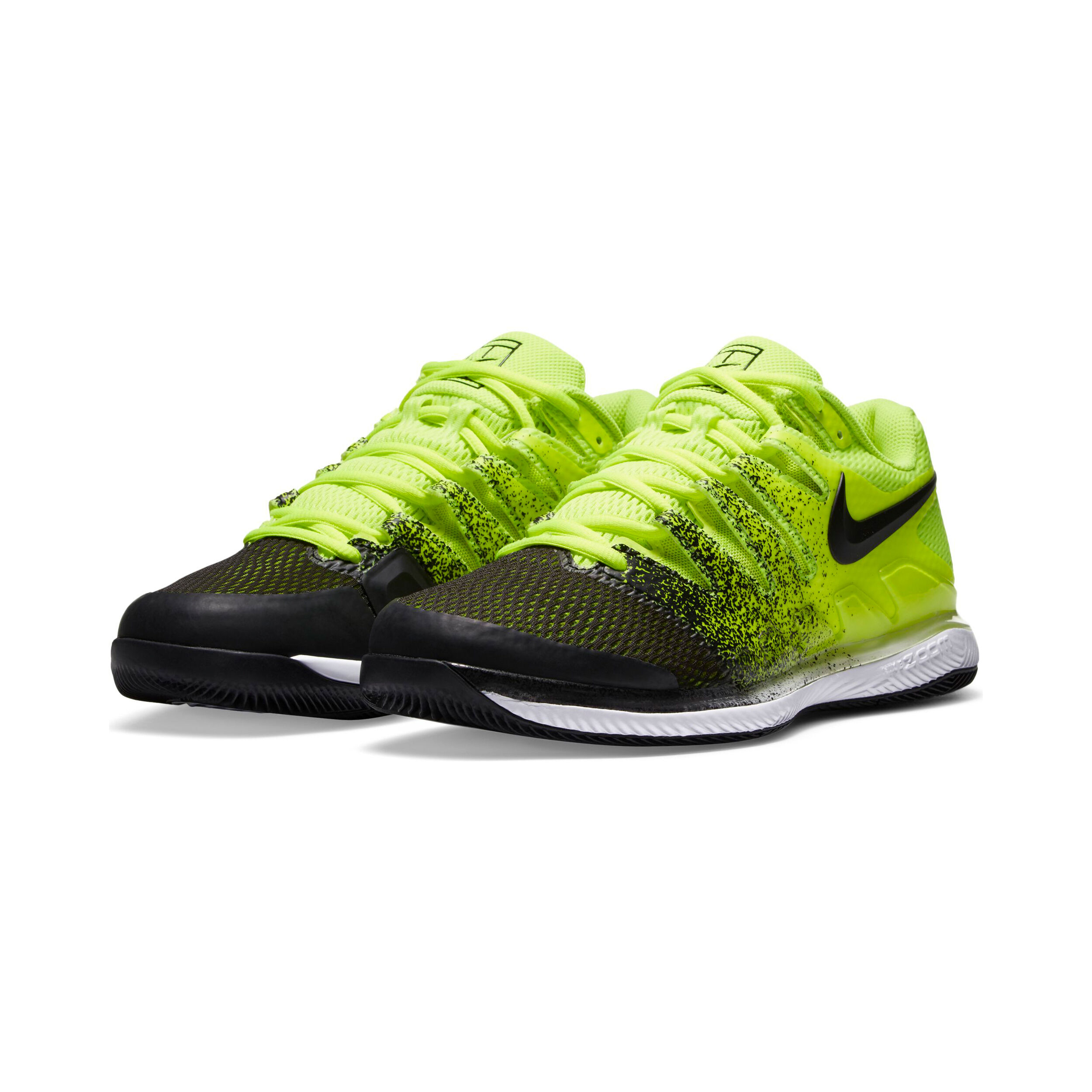Buy Nike Air Zoom Vapor X HC Chaussure Tout Terrain Hommes Vert Fluo Noir online Tennis Point BE