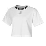 V&ecirc;tements Nike Nike Dri-FIT Heritage Crop T-shirt Femmes - blanc, 