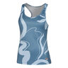 Mila Débardeur Tank Top Femmes-Bleu Gris, Bleu Clair