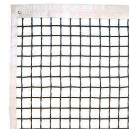 Tennisnetz Hard Cross, schwarz, 5 mm Polyester, gefl. PVC-ummantelt