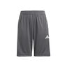 Essentials 3Stripes Shorts Enfants-Gris Foncé
