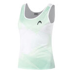 Vêtements HEAD HEAD Spirit II Débardeur Tank Top Femmes-Mint, Blanc