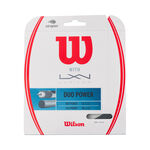 Wilson Wilson Duo Power (NXT Power + Alu Power) Cordage En Garniture 12,2m-Argent,&Eacute;cru