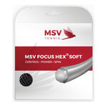 MSV MSV Focus-HEX Soft Cordage En Garniture 12m-Noir