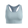 Seamless Medium Padded Sport Soutien-gorge sport Femmes-bleu clair