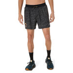 Vêtements ASICS ASICS Fujitrail AOP 5in Short De Running Hommes-Noir