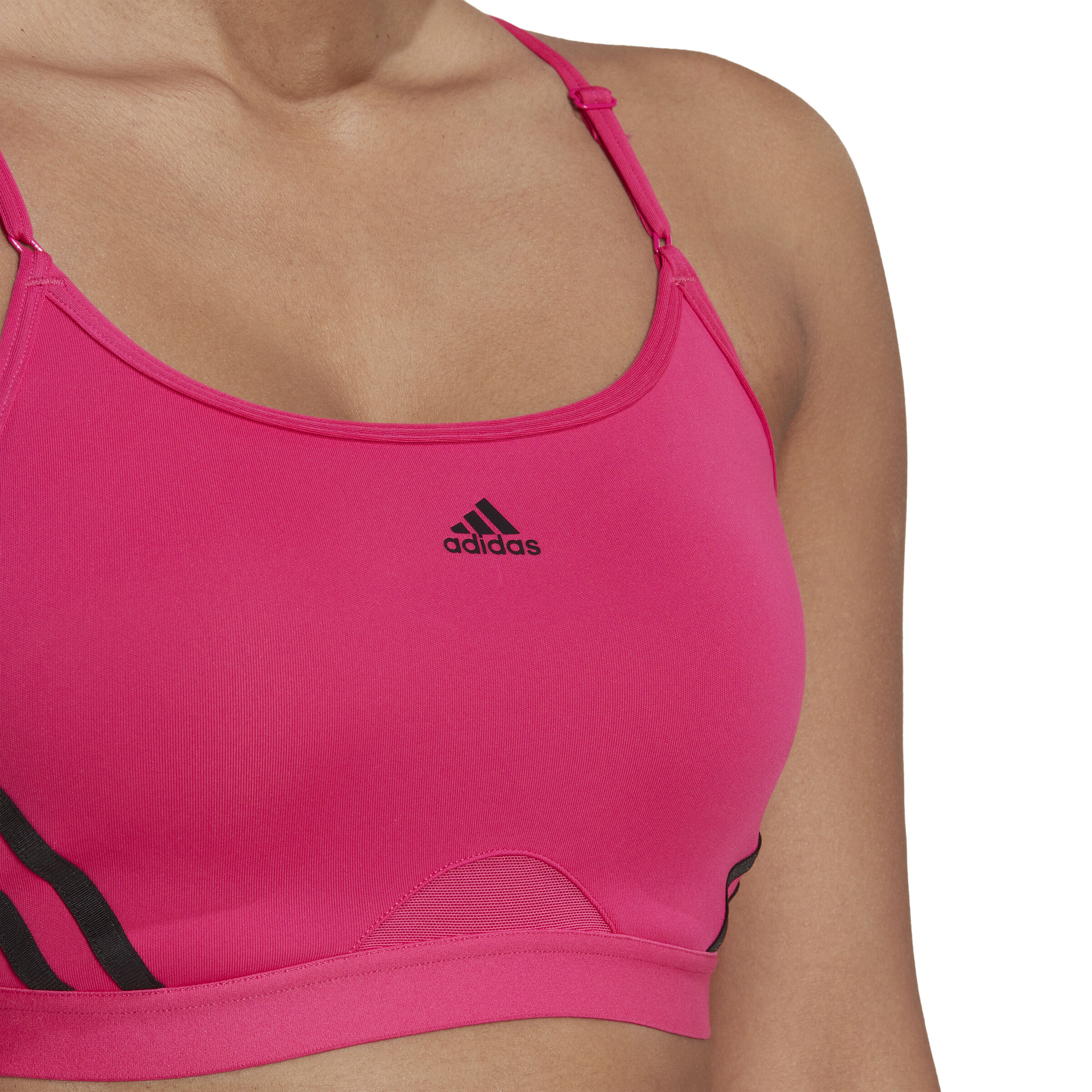 Buy adidas Aeroreact Low Support 3 Stripes Soutien gorge Sport Femmes Pink online Tennis Point BE