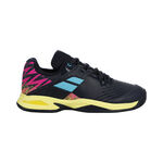 Chaussures de tennis Babolat Babolat Propulse Chaussures Toutes Surfaces Enfants-Bleu Foncé,Pink