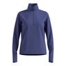 Essential Thermal Midlayer 1/2 Zip Maillot De Course Femmes-Bleu
