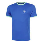 V&ecirc;tements de tennis Quiet Please Quiet Please Break Ringer T-shirt Hommes - bleu, blanc