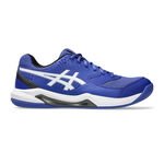 Chaussures de tennis ASICS ASICS Gel-Dedicate 8 Chaussure Moquette Hommes-Bleu Foncé,Blanc
