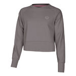 V&ecirc;tements BIDI BADU BIDI BADU Chill Crew Sweat-shirt Femmes-Gris Fonc&eacute;