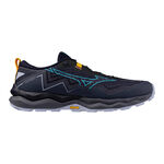 Chaussures de running Mizuno Mizuno Wave Daichi 9 GTX Chaussure Trail Hommes-Bleu Foncé,Bleu