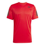 Vêtements adidas adidas Club 3Stripes T-shirt Hommes-rouge