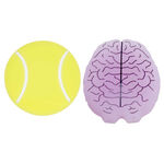 Accessoires raquettes Gamma Gamma String Things Tennisball, Brain Antivibrateur Conditionné Par Pack Deux-Multicouleur