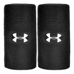 Vêtements Under Armour Under Armour 6in Performance Poignet Pack de 2 unités Unisex - noir, blanc