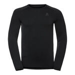 Vêtements Odlo Odlo Performance Warm Eco BI Top Crew Neck Haut Manches Longues Hommes-Noir