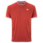 V&ecirc;tements de tennis Tecnifibre Tecnifibre TEAM TECH TEE WHITE T-shirt Hommes-rouille