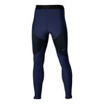 V&ecirc;tements Mizuno Mizuno Tech Thermal Charge Collant De Course Hommes-Bleu
