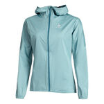 V&ecirc;tements Odlo Odlo X-Alp Waterproof Veste running Femmes-bleu gris