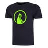 Wild Trainings T-shirt Hommes-Bleu Foncé,Vert Fluo