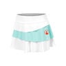 Wild Flounce Jupe Filles-Blanc,Turquoise