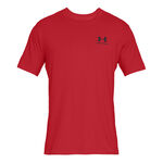 Vêtements Under Armour Under Armour Sportstyle Left Chest T-shirt Hommes-Rouge,Noir
