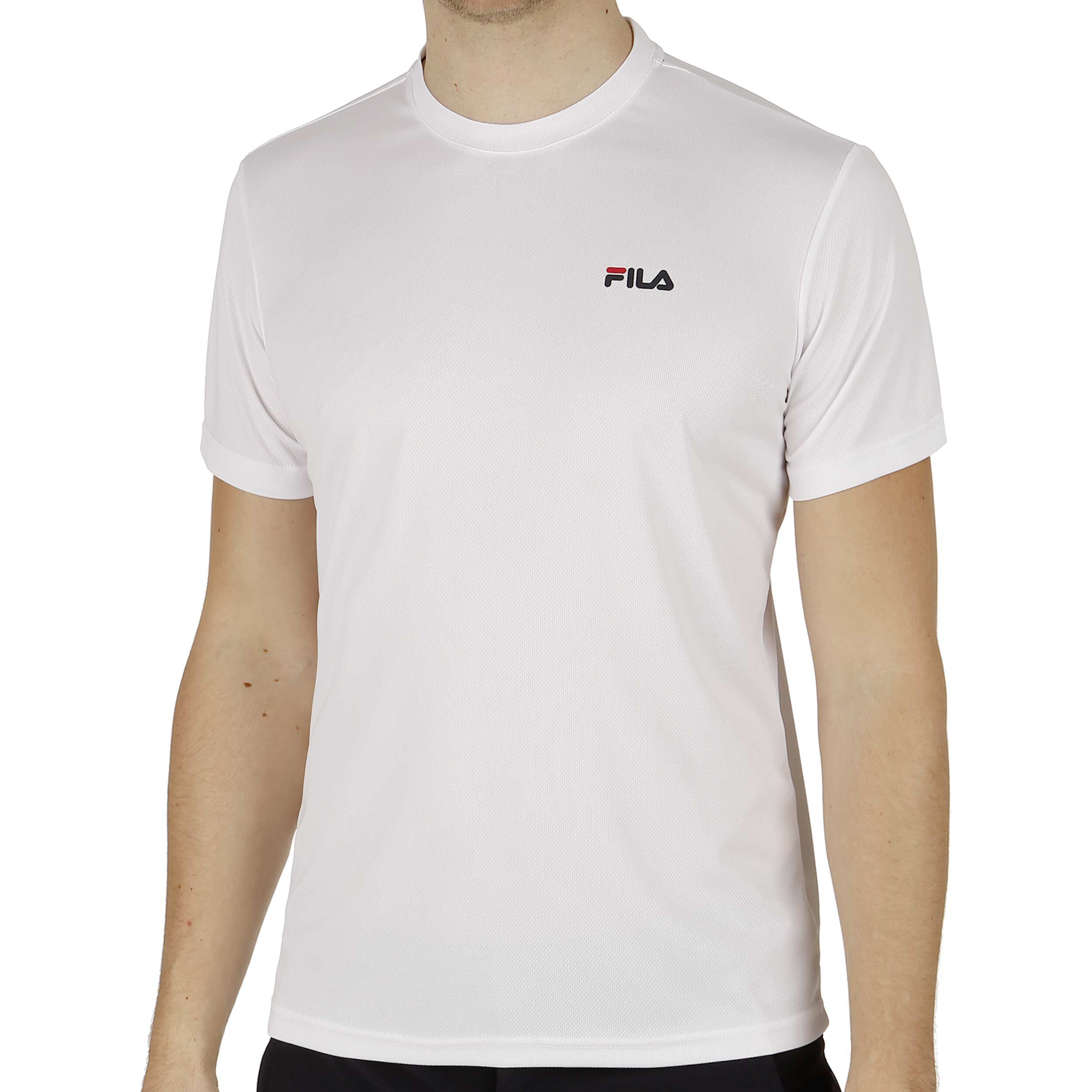 T shirt fila homme blanc on sale