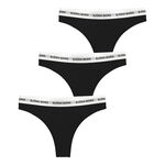 Vêtements Björn Borg Björn Borg Logo String Pack De 3 Femmes-Noir,Blanc