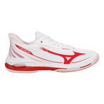 Chaussures de tennis Mizuno Mizuno Wave Exceed Tour 7 Chaussure terre battue Femmes - blanc, rouge