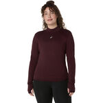 Vêtements ASICS ASICS Road Winter Seamless Maillot de course Femmes - rouge foncé, 