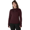 Road Winter Seamless Maillot de course Femmes - rouge foncé, 