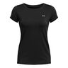 Heatgear T-shirt Femmes - noir, argent