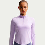 V&ecirc;tements Nike Nike Swift Half-Zip Maillot de course Femmes - violet, argent