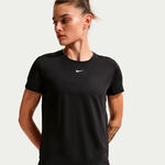 V&ecirc;tements Nike Nike One Dri-Fit T-shirt Femmes-noir, blanc