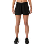 V&ecirc;tements ASICS ASICS Core Split Short De Running Femmes-Noir