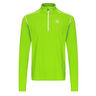 Zac Tech Half Zip Haut Manches Longues Hommes-Vert Fluo,Blanc