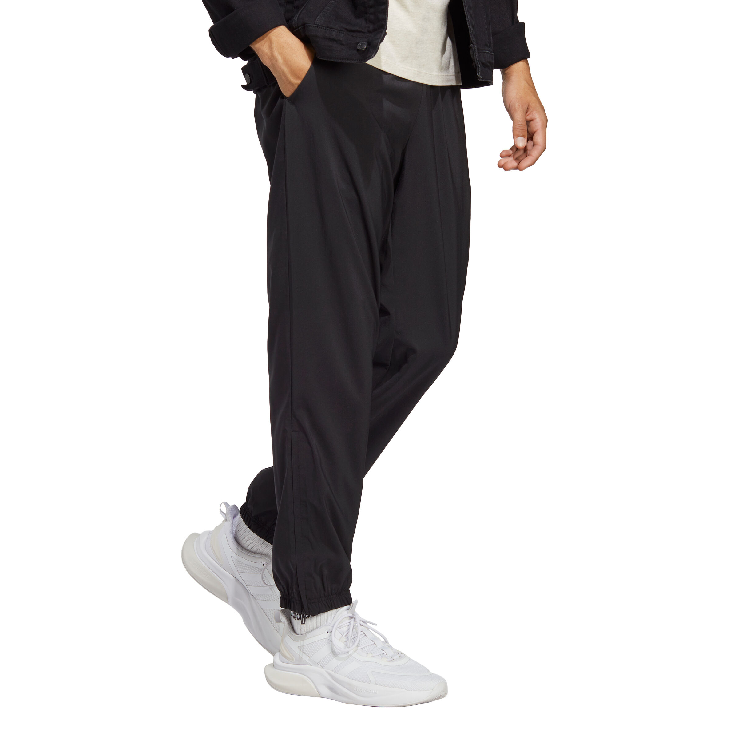 Buy adidas Essentials AEROREADY Stanford Pantalon Survetement Hommes Noir Blanc online Tennis Point BE