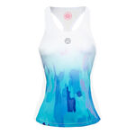 V&ecirc;tements BIDI BADU BIDI BADU Yaka Tech D&eacute;bardeur Tank Top Femmes-Blanc,Bleu Clair