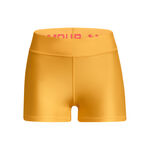 Vêtements Under Armour Under Armour Mid Rise Short avec poche-balles Femmes - jaune doré, 