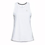 V&ecirc;tements Odlo Odlo Crew Neck Chill-Tech Maillot De Course Femmes-Blanc