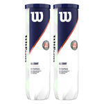 Balles De Tennis Wilson Roland Garros All Court Ball 4er Bi Pack