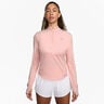 Swift Half-Zip Longsleeve Maillot de course Femmes-rosé