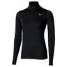 Core Impulse Half Zip Maillot de course Femmes-noir