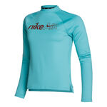 V&ecirc;tements Nike Nike Dri-Fit Air Haut Manches Longues Femmes-Berry, Bleu