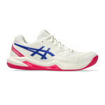 Chaussures de tennis ASICS ASICS Gel-Dedicate 8 Chaussure Moquette Femmes-Crème,Bleu Foncé