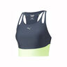 Run Ultraform Crop Soutien-gorge Sport Femmes-Bleu