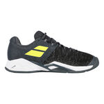 Chaussures de tennis Babolat Babolat Propulse Blast Chaussure terre battue Hommes - gris foncé, jaunes fluo