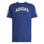 Vêtements adidas adidas Graphic T-shirt Hommes-Bleu Foncé,Blanc